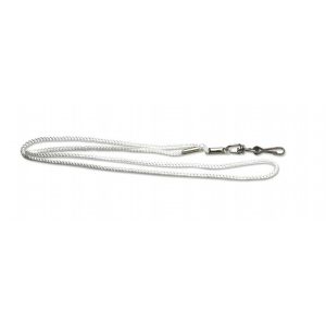 Cordon pour sifflet nylon - Blanc