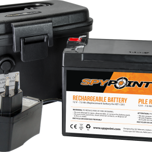 Batterie 12v Spypoint - Chargeur et boitier
