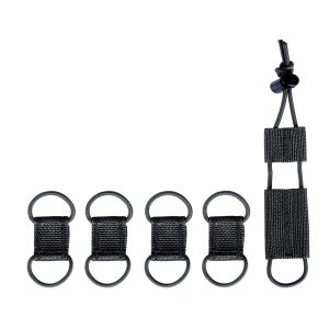 TT CABLE MANAGER SET - Set de 4 passe cable avec 1 Porte garrot - Noir