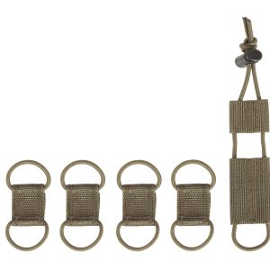 TT CABLE MANAGER SET - Set de 4 passe-câble avec 1 Porte garrot - Olive