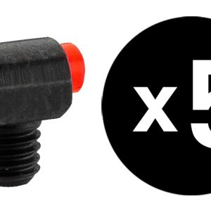 Guidon fluo micro rouge à visser