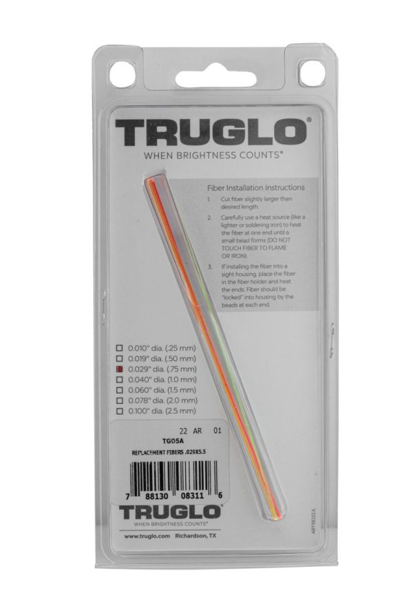 Set de 5 fibres optique fluo monocolore assorties – Image 8