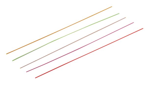 Set de 5 fibres optique fluo monocolore assorties – Image 7