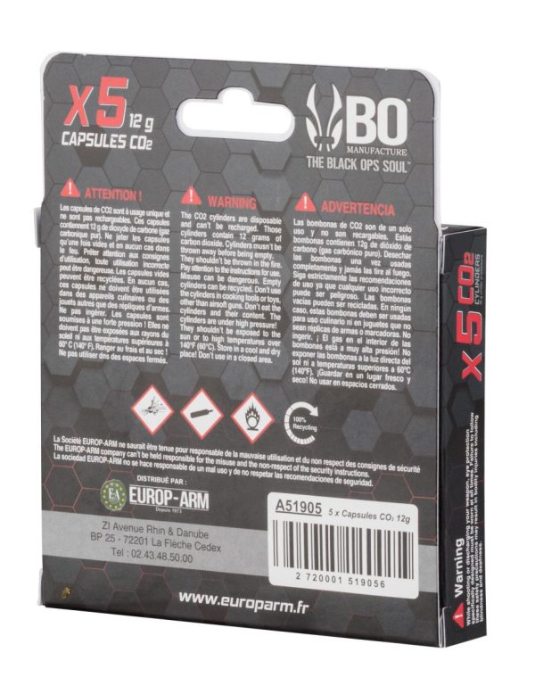 5 sparclettes 12 g de CO2 – Image 2