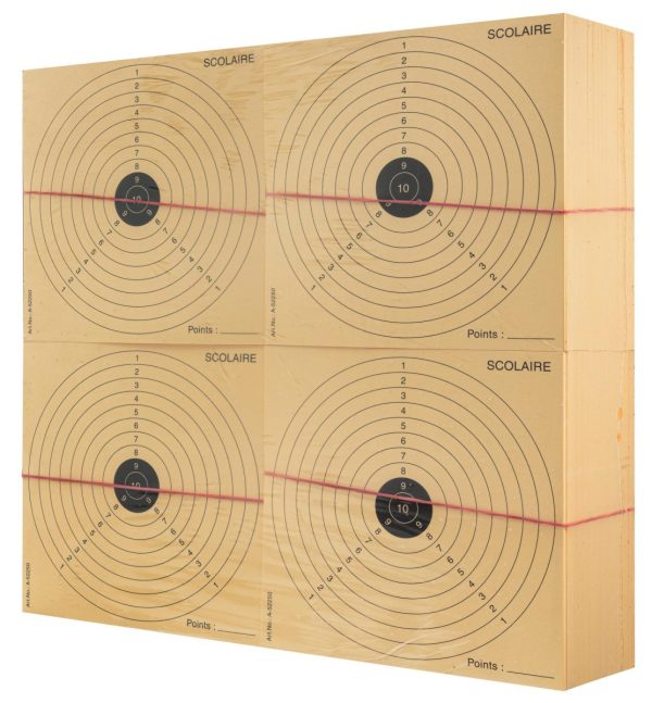 1000 carton-cibles 15 x 15 cm – Image 2