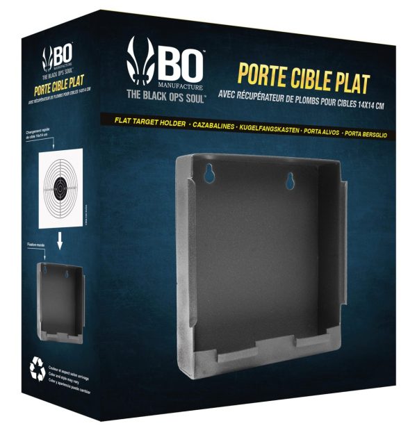 Porte-cible 14 x 14  cm BO Manufacture plat – Image 4