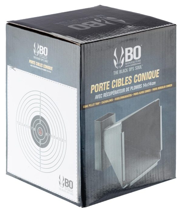 Porte cible conique 14 x 14 cm BO Manufacture en acier – Image 7