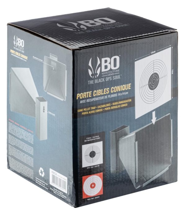 Porte cible conique 14 x 14 cm BO Manufacture en acier – Image 6