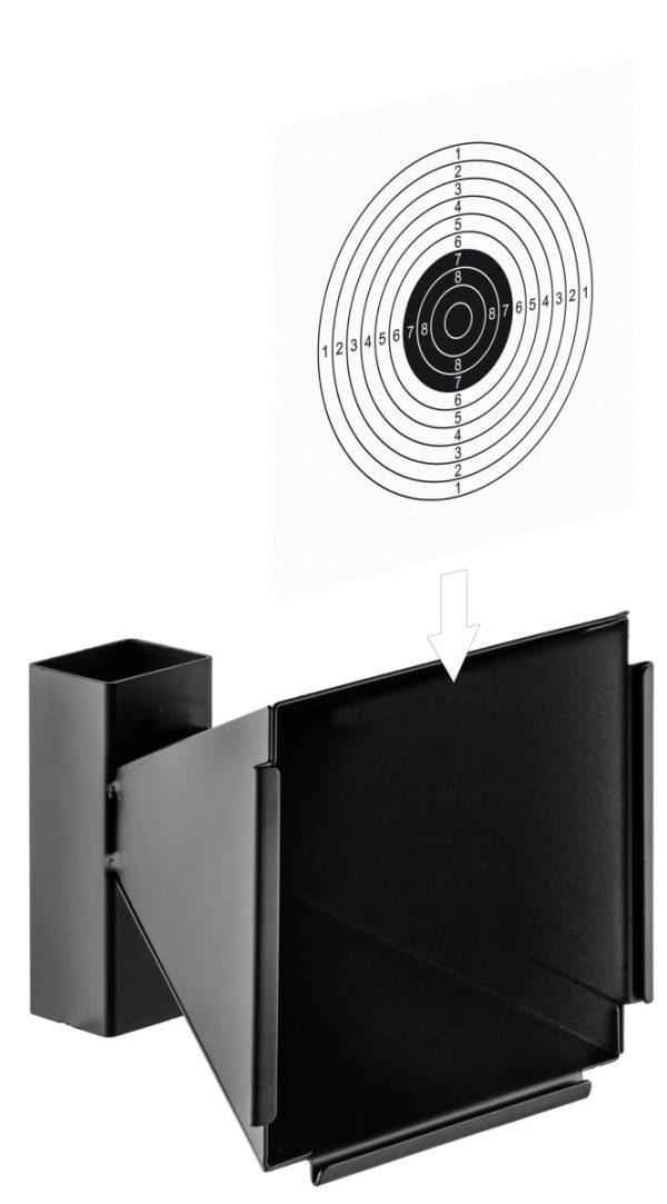 Porte cible conique 14 x 14 cm BO Manufacture en acier – Image 4