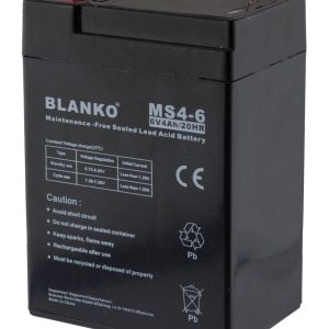 Batterie rechargeable MS4-6 6 volts