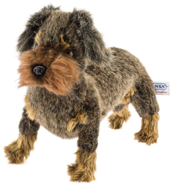 Peluche Teckel à poil dur debout – Image 2