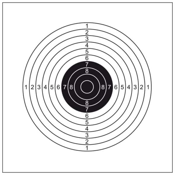 Pack Cibles cartonnées 14 x 14 cm Shoot Again (x10) – Image 2