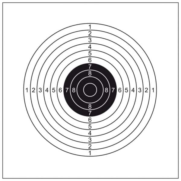 Pack Cibles cartonnées 14 x 14 cm Shoot Again (x5) – Image 2