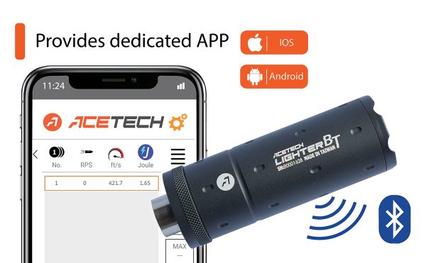 Tracer Airsoft Lighter BT Bluetooth Acetech – Image 2