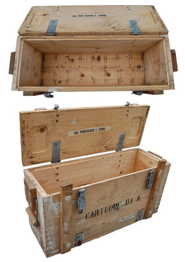 Caisse à munition en bois de surplus – Image 2