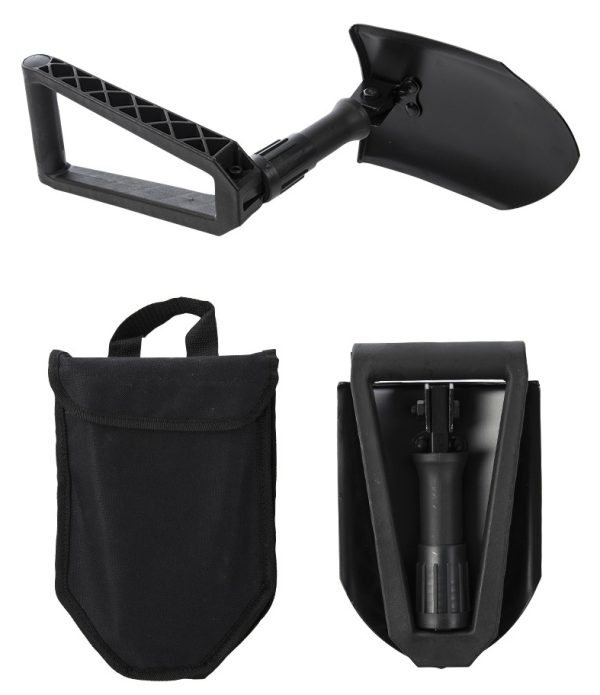 Pelle US manche pliable et housse de transport – Image 2