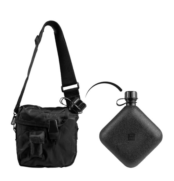 Gourde 2 L U.S Miltec Noire – Image 2