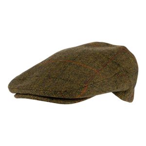 Casquette Jack Pyke plate Tweed Marron