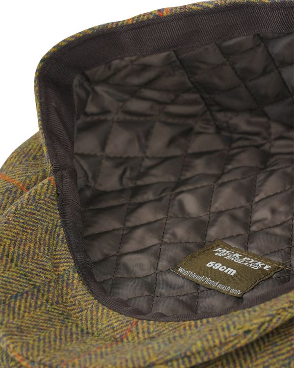 Casquette Jack Pyke plate Tweed Marron – Image 3