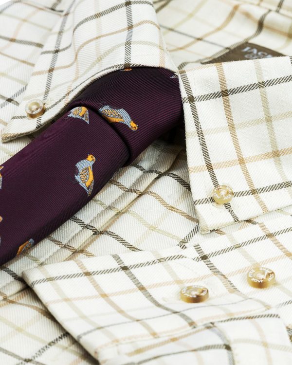 Chemise chasse carreaux bruns Jack Pyke – Image 3