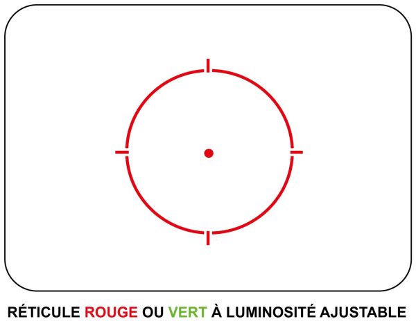 Red dot type 553 rouge et vert – Image 8