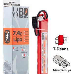 1 stick batterie Lipo 2S 7.4V 1300mAh 25C