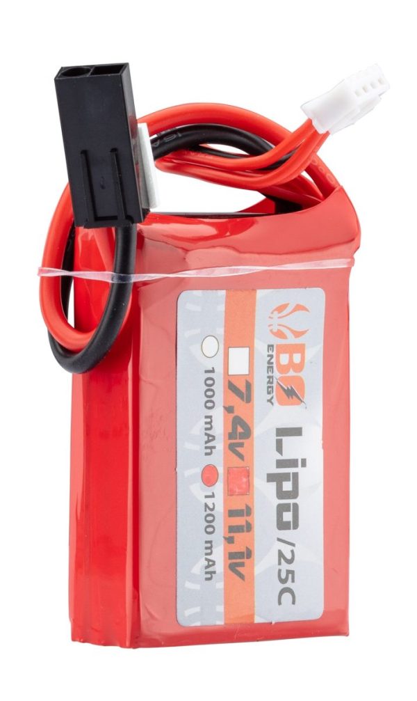 1 stick batterie Lipo 3S 11.1V 1200mAh 25C – Image 2