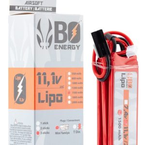 3 sticks batterie Lipo 3S 11.1V 1500mAh 25C