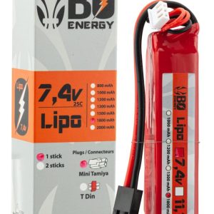 1 stick batterie Lipo 2S 7.4V 1800mAh 25C
