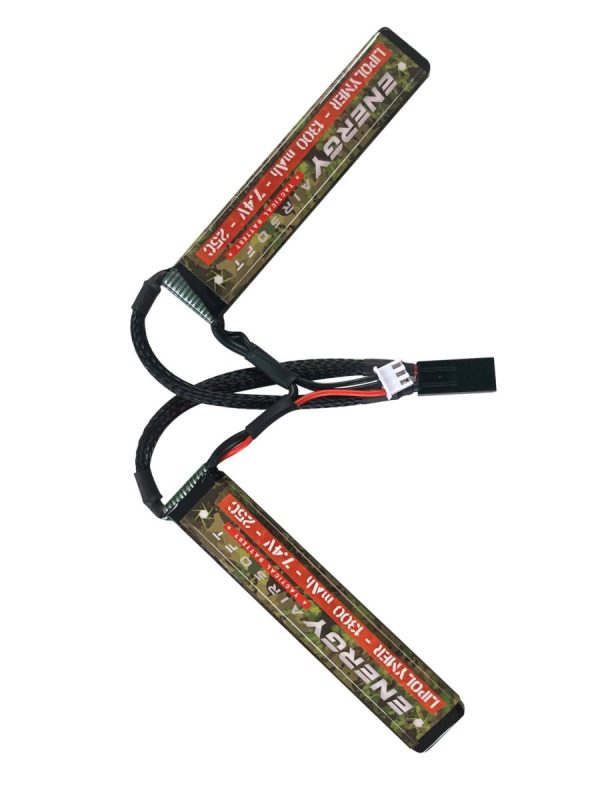 Batterie LiPo 2 sticks 7,4v 1300mah 25c solo11 – Image 2