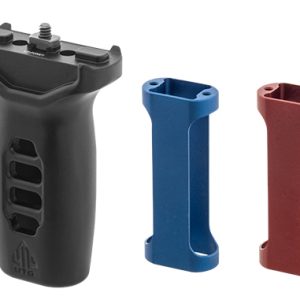 Grip Super slim M-LOK avec inserts rouge et bleu