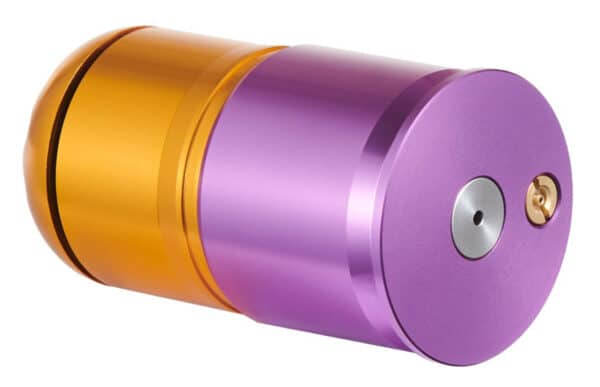 Grenade 40mm à gaz 60 BB's Violet/Orange – Image 2