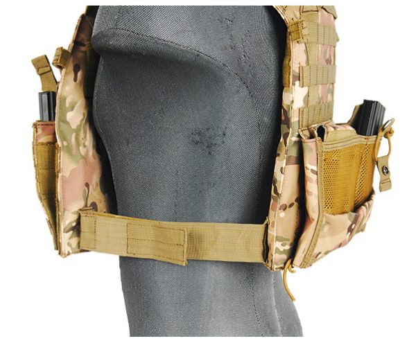 Veste Plate Carrier 1000D noire – Image 5