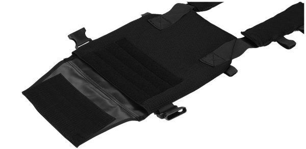 Gilet léger Plate carrier noir 1000D – Image 5