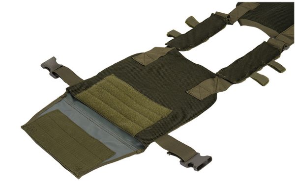 Gilet léger Plate carrier noir 1000D – Image 10