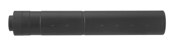 Silencieux aluminium 195mm Dot Mock noir – Image 3