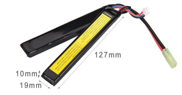 Batterie Lipo 7,4V 2000mAh 15C double stick – Image 2