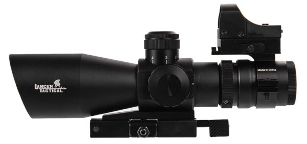 Lunette 3-9x42 rouge et vert + micro red-dot de visée rapide – Image 4