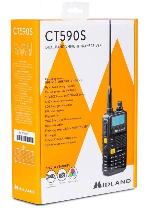 Radio Midland VHF/UHF CT590 S 5W – Image 2