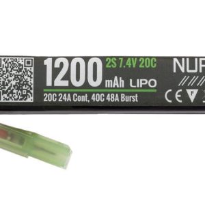Batterie LiPo 7,4 v 1200 mah slim stick 20 c