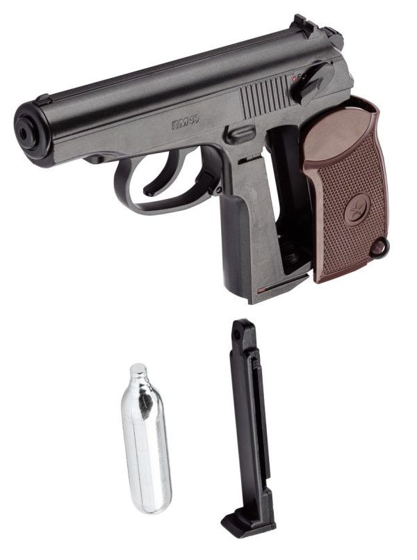 Pistolet CO2 culasse fixe BORNER PM49 Makarov cal. 4.5mm BB's – Image 2