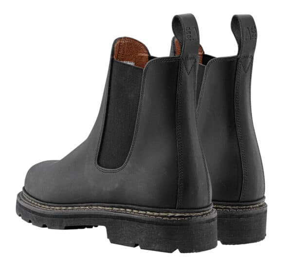 Chaussures en cuir QUERCY -Noire – Image 3