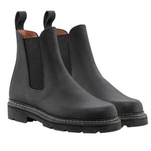 Chaussures en cuir QUERCY -Noire