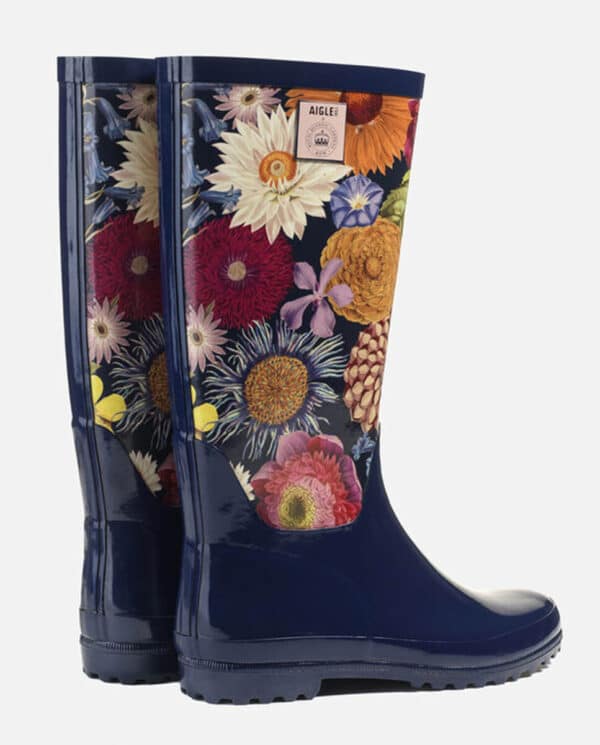 Bottes de pluies Femmes Aigle Eliosa PT version imprimée Kew Multibloom – Image 3