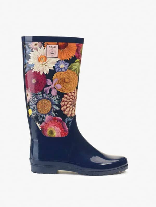 Bottes de pluies Femmes Aigle Eliosa PT version imprimée Kew Multibloom – Image 2