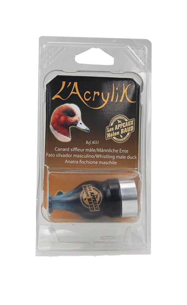 Appeau Acrylik canard siffleur mâle – Image 3