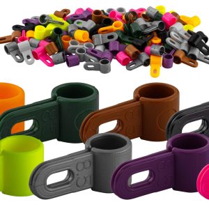 Bagues d'attache en plastique pour appelants gabions.