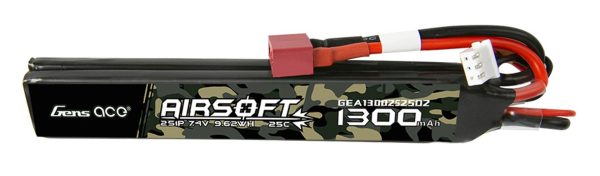 Batterie Lipo Gen Ace Lipo 7.4V 25C 1300mAh 2S1P – Image 3