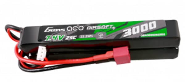 Batterie Lipo 2S 7.4V 3000mAh 25C 2 sticks Genspow – Image 2