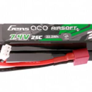 Batterie Lipo 2S 7.4V 3000mAh 25C 2 sticks Genspow
